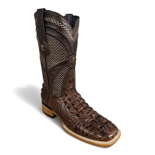 PATRIOT PRINT AMERICAN ALLIGATOR BROWN