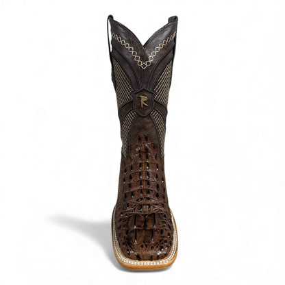 PATRIOT PRINT AMERICAN ALLIGATOR BROWN